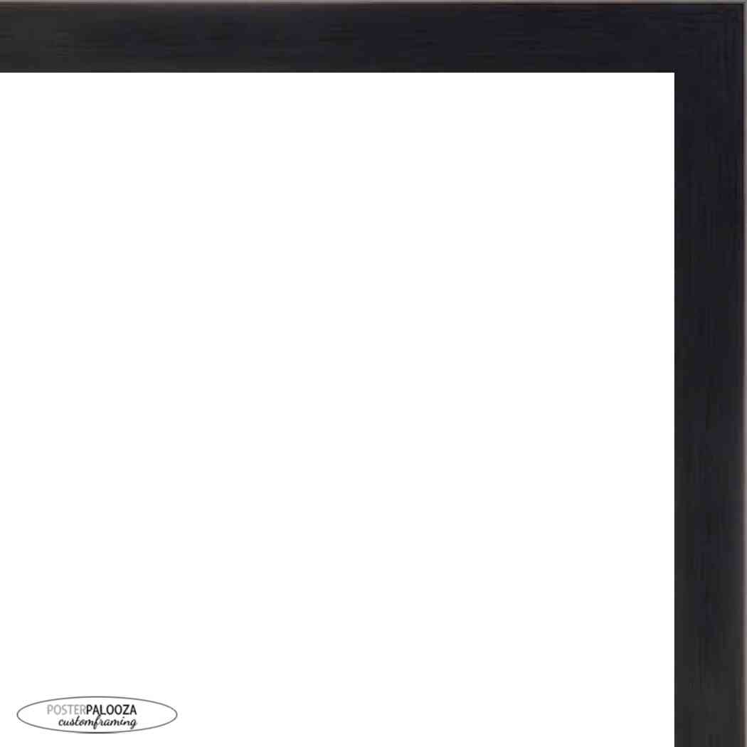 Textured Black Shadow Box Frame With Forest Green Acid-Free Suede Backing