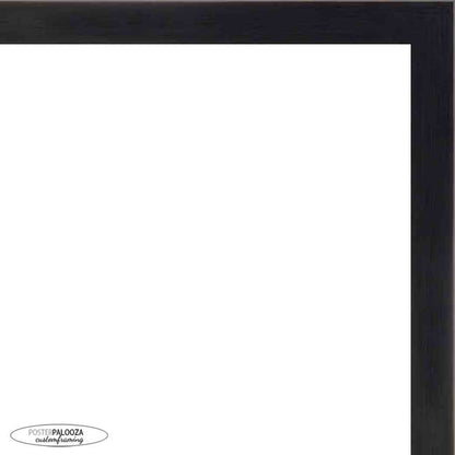Textured Black Shadow Box Frame With Forest Green Acid-Free Suede Backing