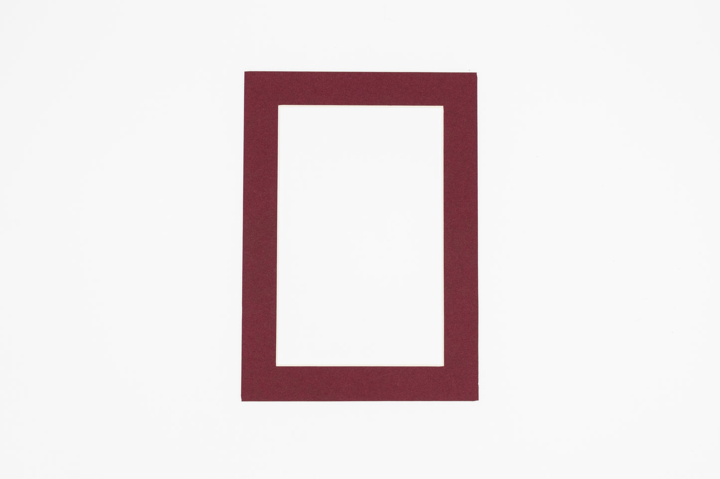 Maroon Precut Acid-Free Matboard Set with Clear Bag & Backing