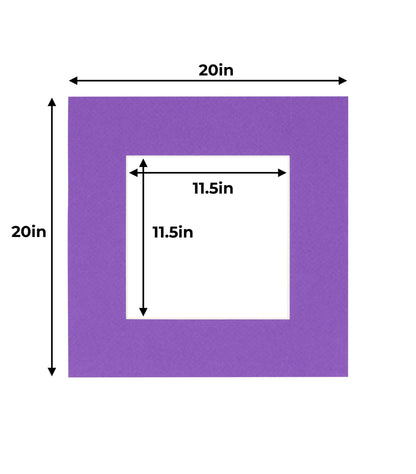 Purple Precut Acid-Free Matboard