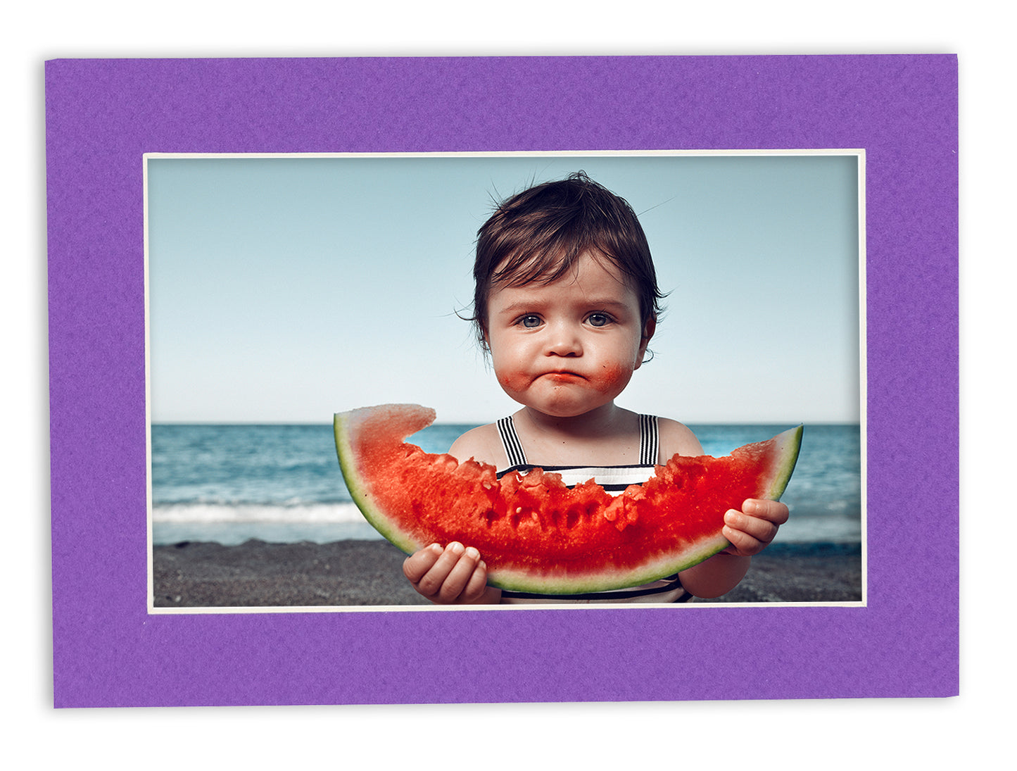Pack of 10 Purple Precut Acid-Free Matboards