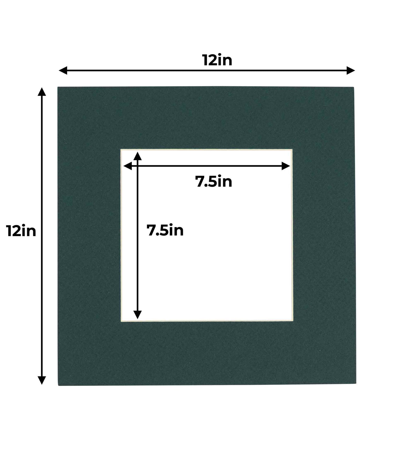 Forest Green Precut Acid-Free Matboard