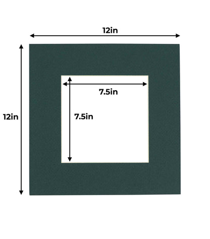 Forest Green Precut Acid-Free Matboard