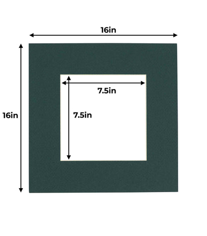 Forest Green Precut Acid-Free Matboard