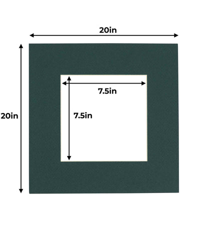 Forest Green Precut Acid-Free Matboard
