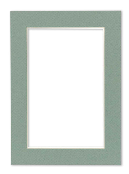 Seafoam Green Precut Acid-Free Matboard Set with Clear Bag & Backing