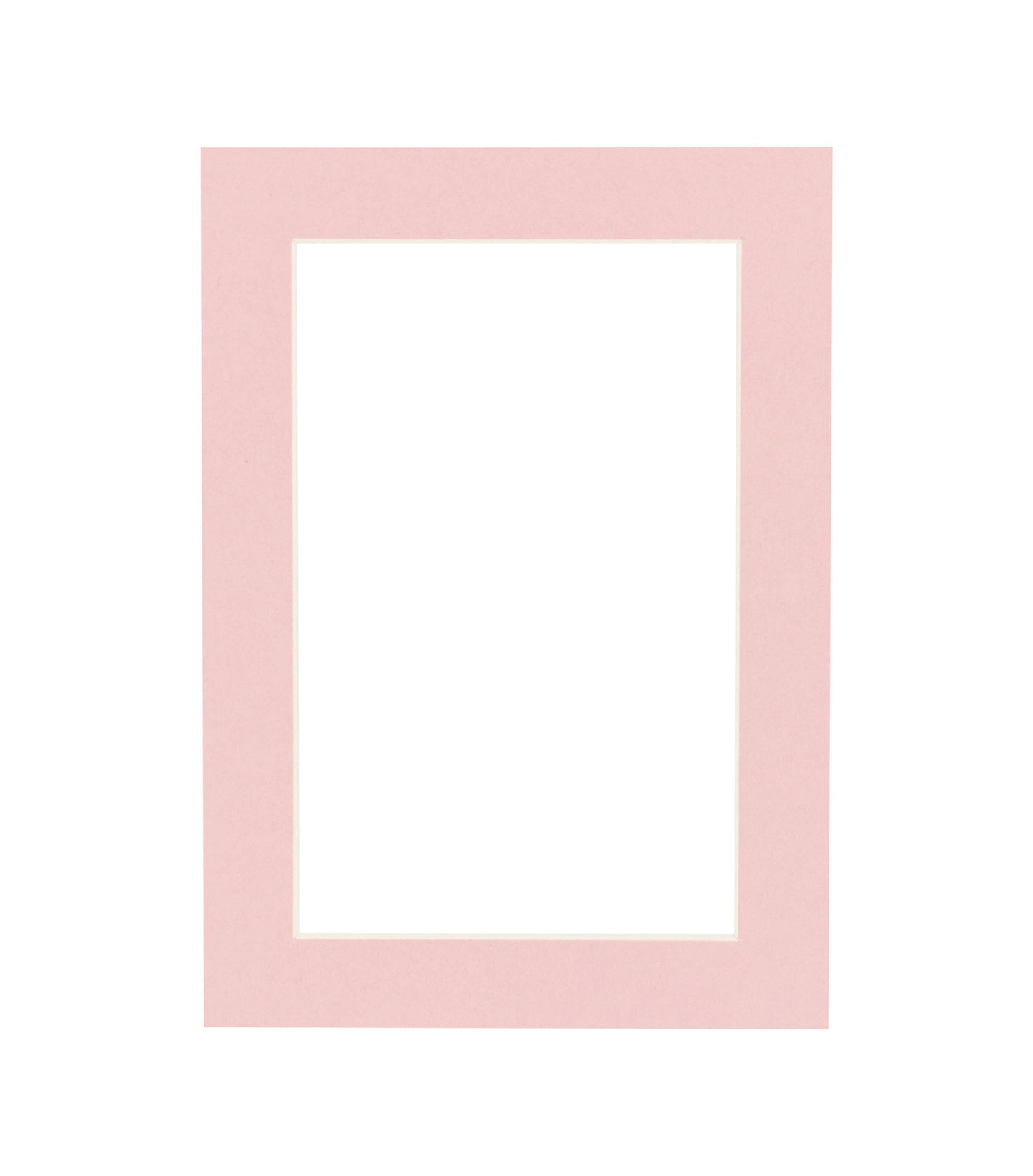 Pink Precut Acid-Free Matboard Set with Clear Bag & Backing