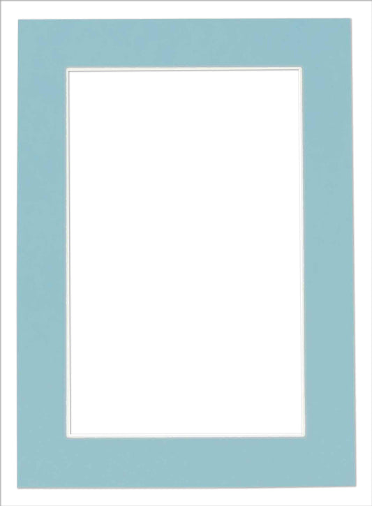 Aqua Blue Precut Acid-Free Matboard