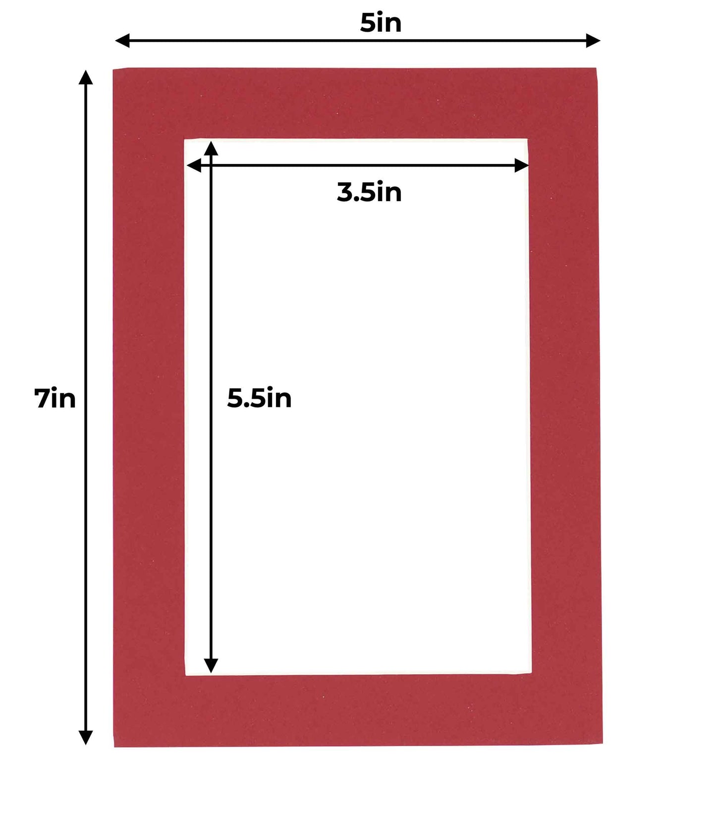 Deep Red Precut Acid-Free Matboard
