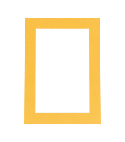 Topaz Orange Precut Acid-Free Matboard Set with Clear Bag & Backing