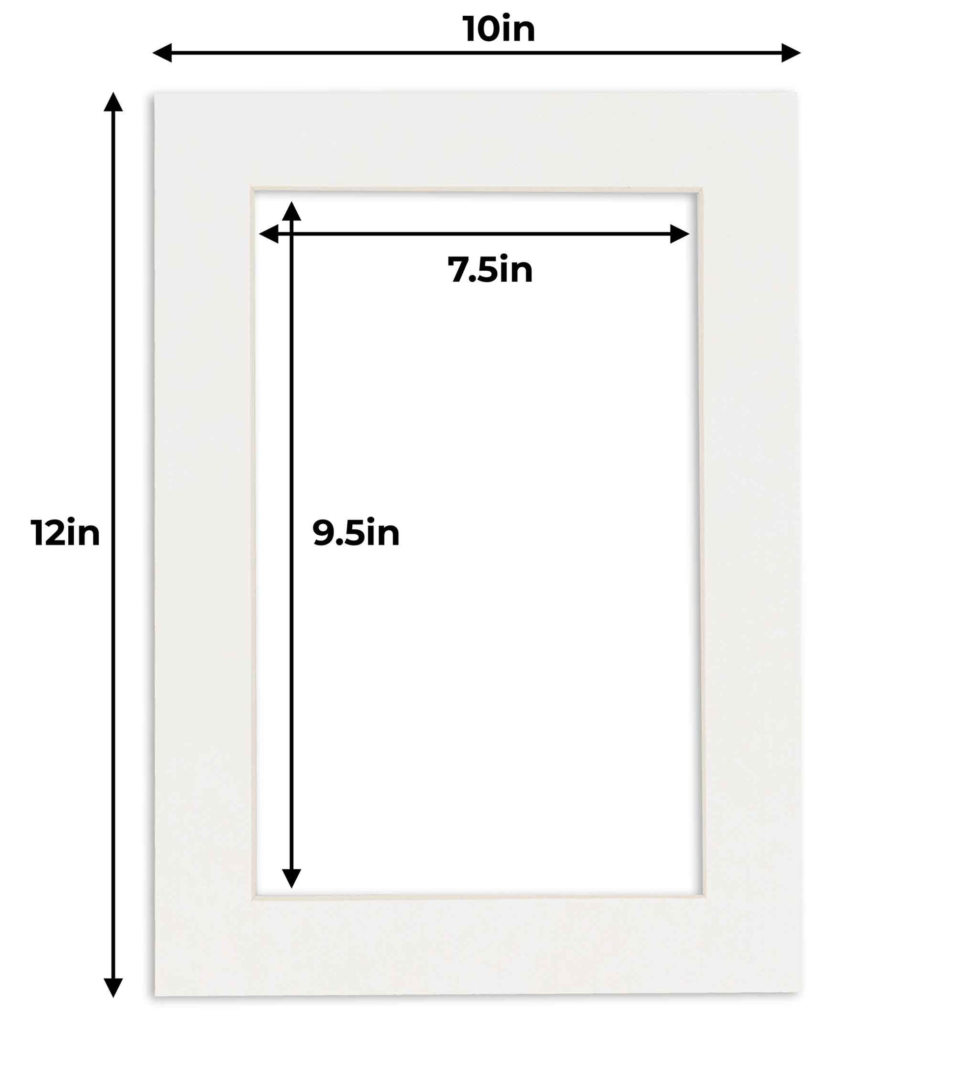 8x10 Mat for 16x20 Frame - Precut Mat Board Acid-Free White 8x10 Photo  Matte Made to Fit a 16x20 Picture Frame, Premium Matboard for Family  Photos