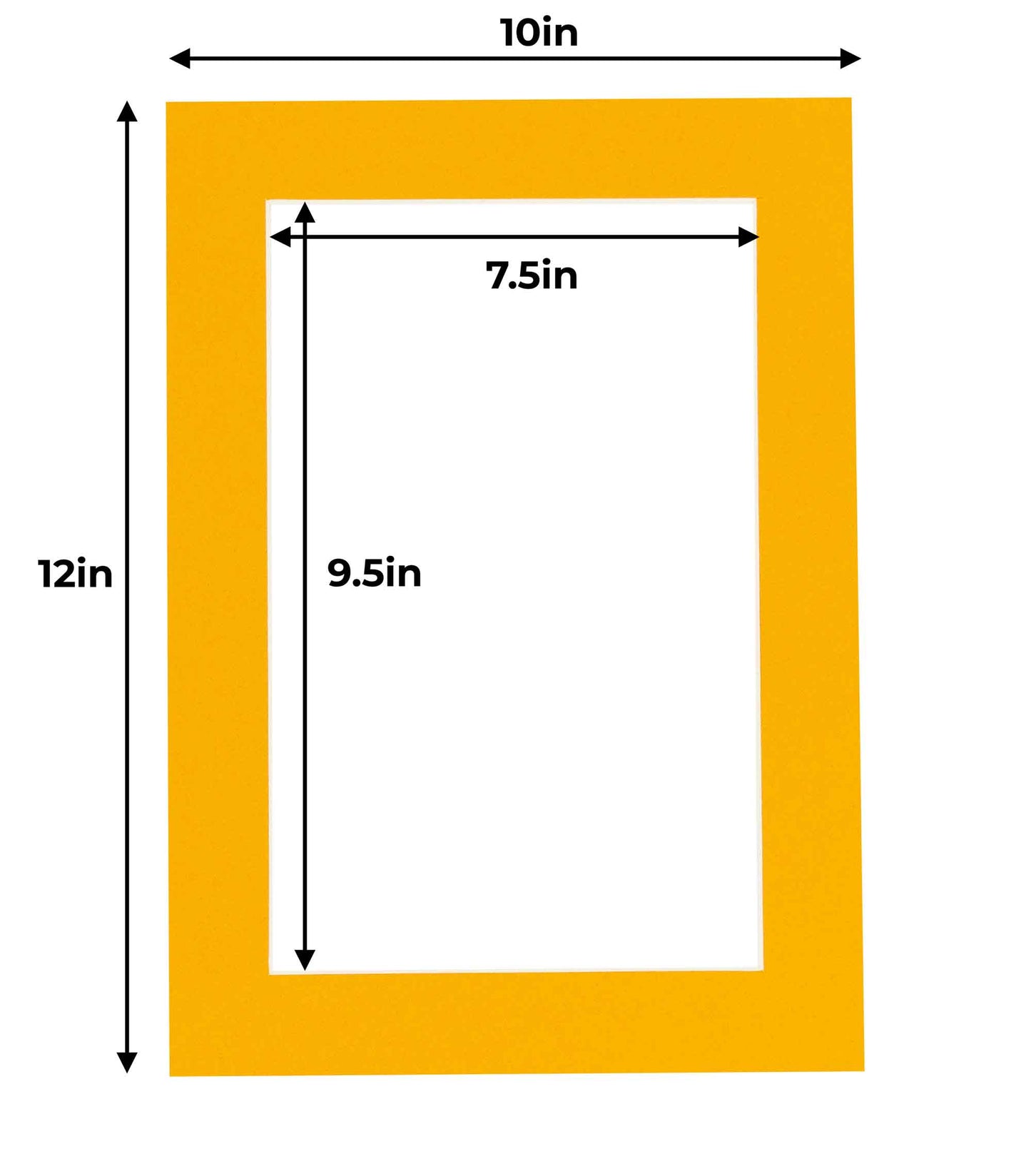 Golden Orange Precut Acid-Free Matboard