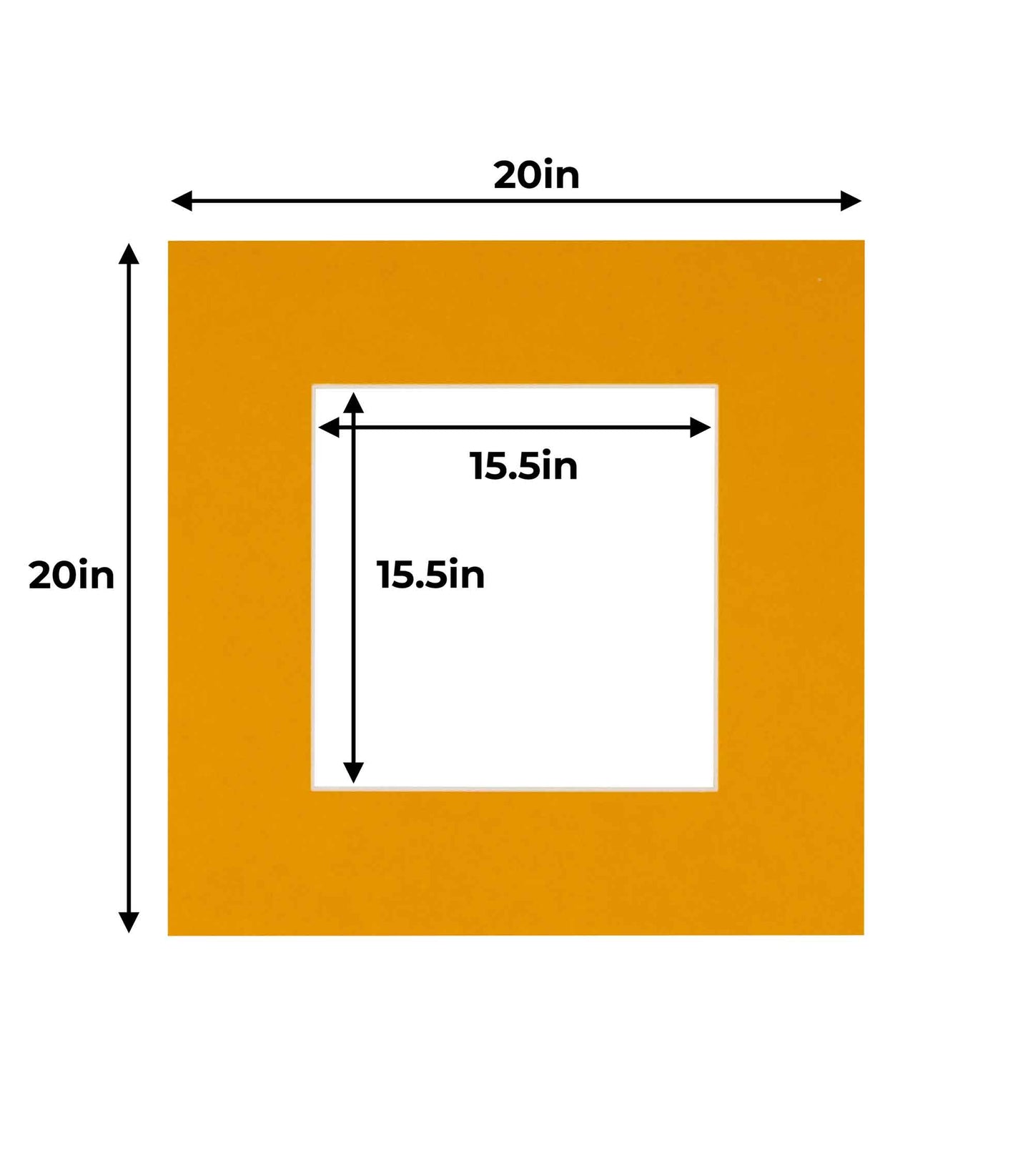 Golden Orange Precut Acid-Free Matboard