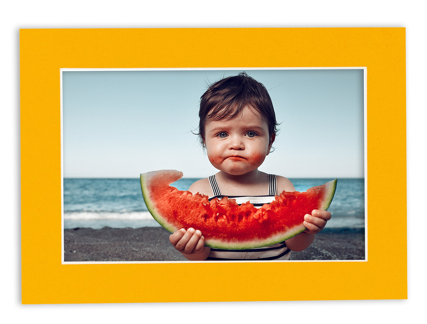 Pack of 25 Golden Orange Precut Acid-Free Matboards