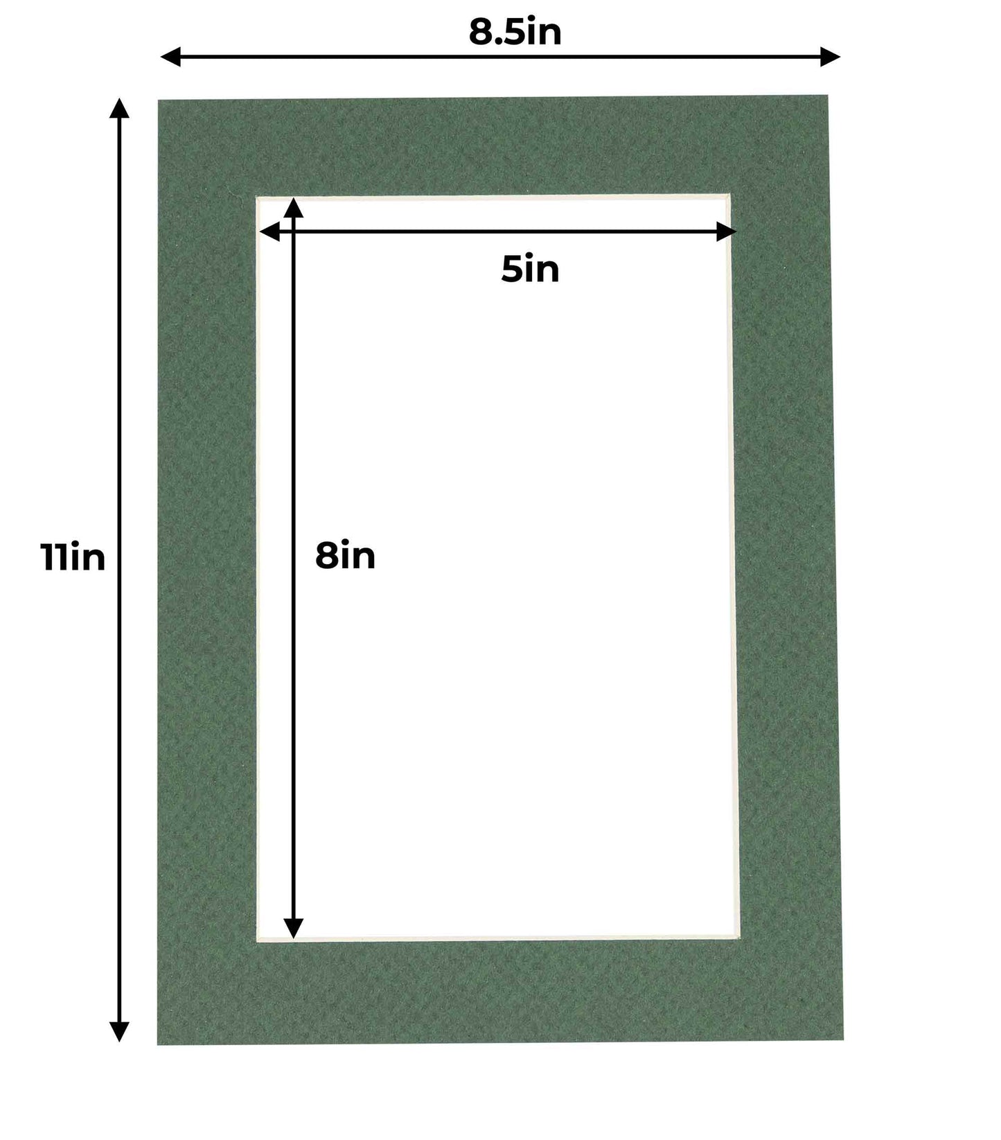 Hunter Green Precut Acid-Free Matboard