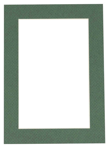 Hunter Green Precut Acid-Free Matboard Set with Clear Bag & Backing