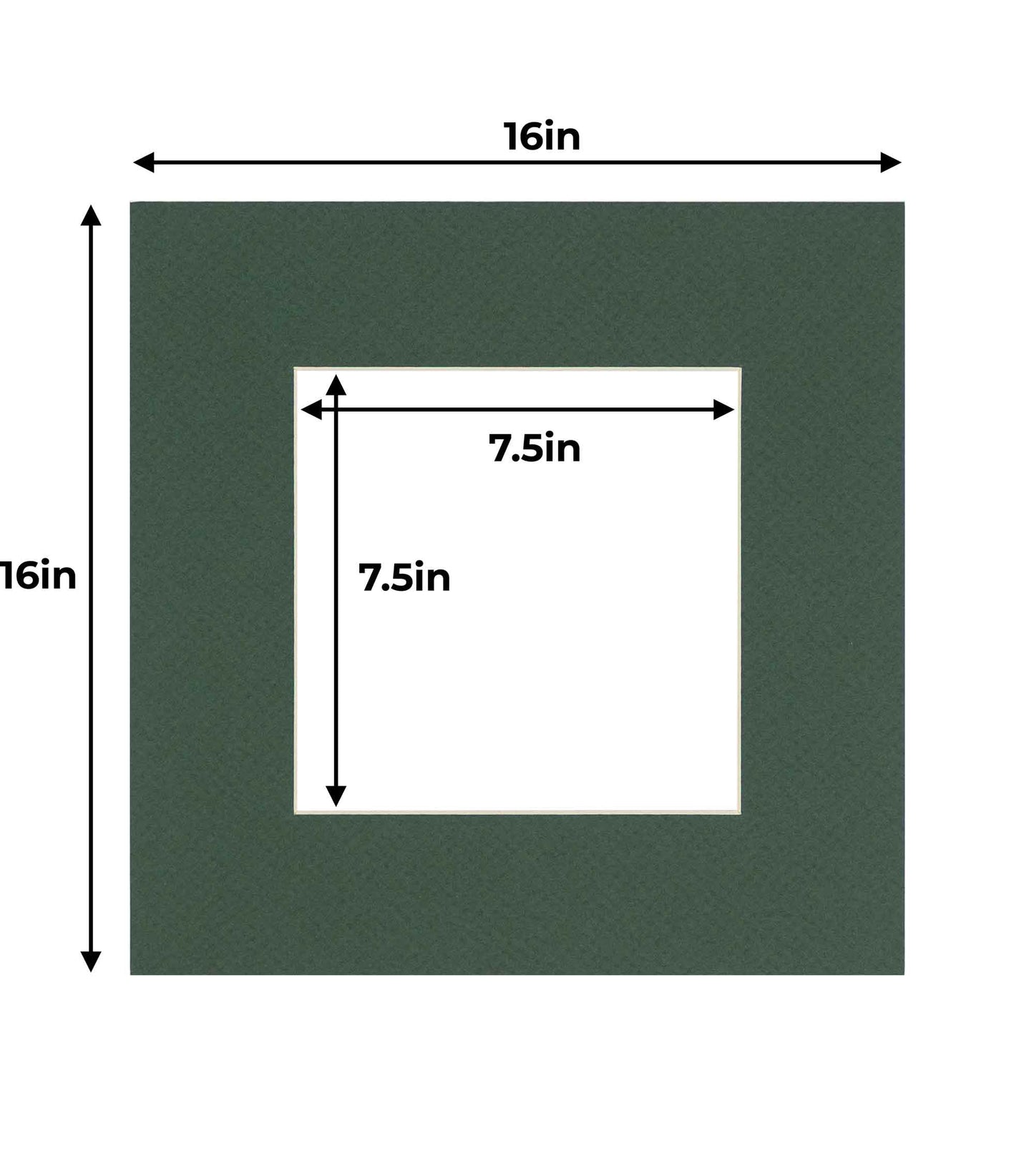 Hunter Green Precut Acid-Free Matboard