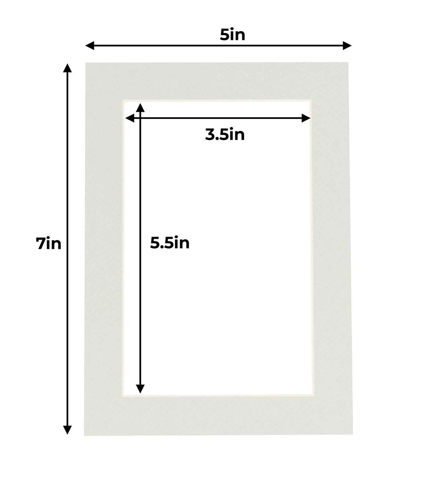 Pack of 10 Taupe Beige Precut Acid-Free Matboards