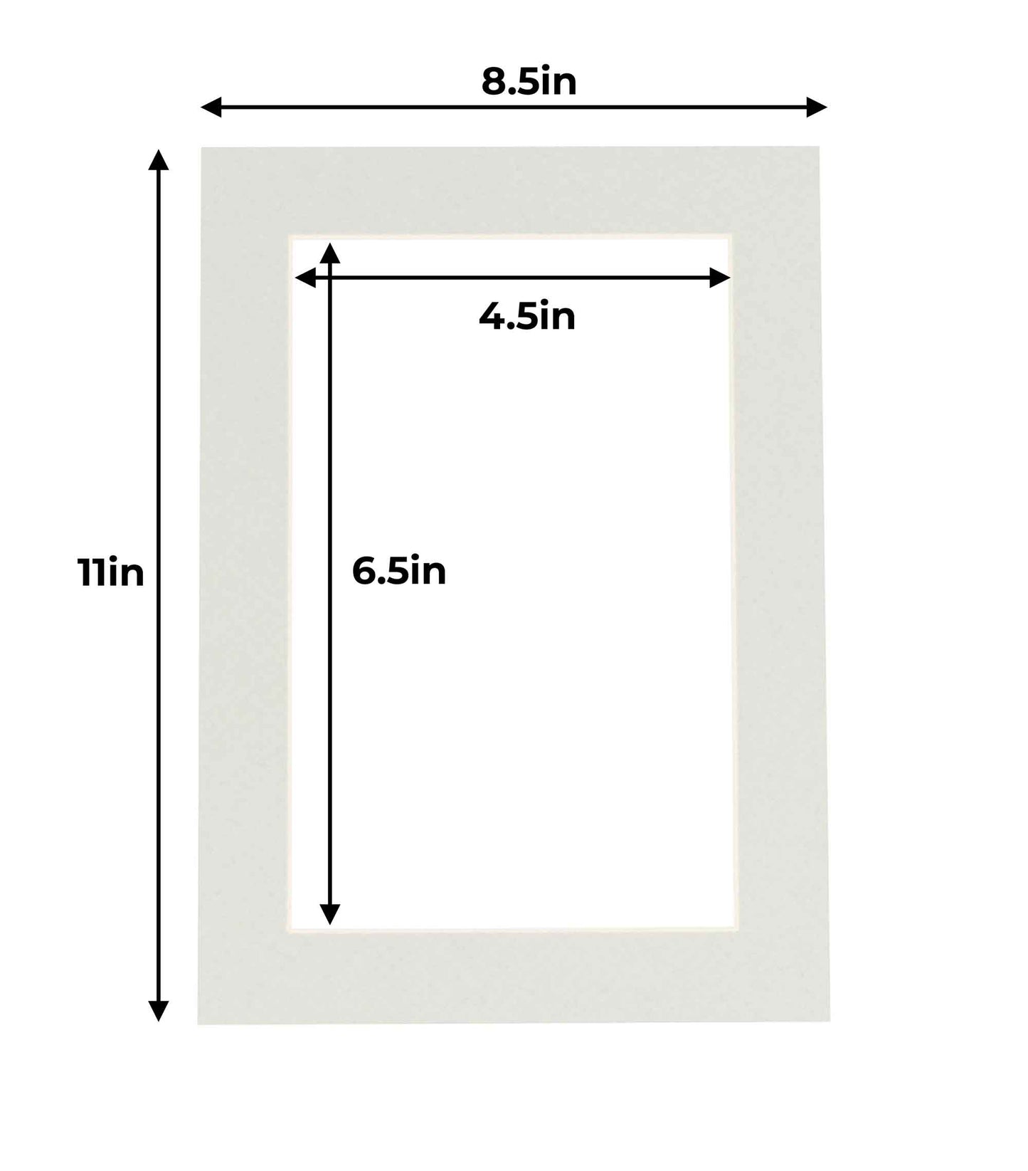Pack of 10 Taupe Beige Precut Acid-Free Matboards