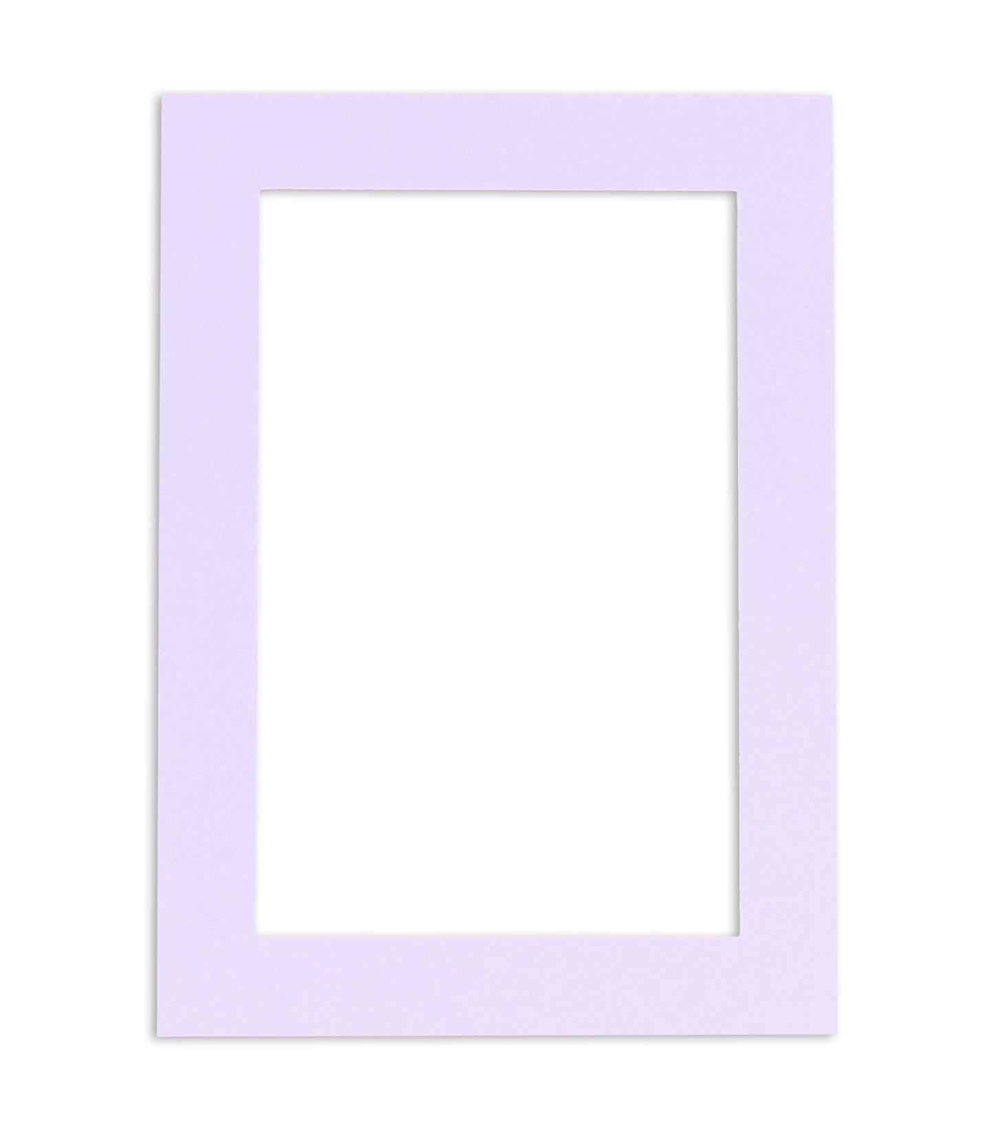 Light Purple Precut Acid-Free Matboard Set with Clear Bag & Backing