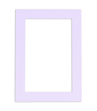 Light Purple Precut Acid-Free Matboard Set with Clear Bag & Backing