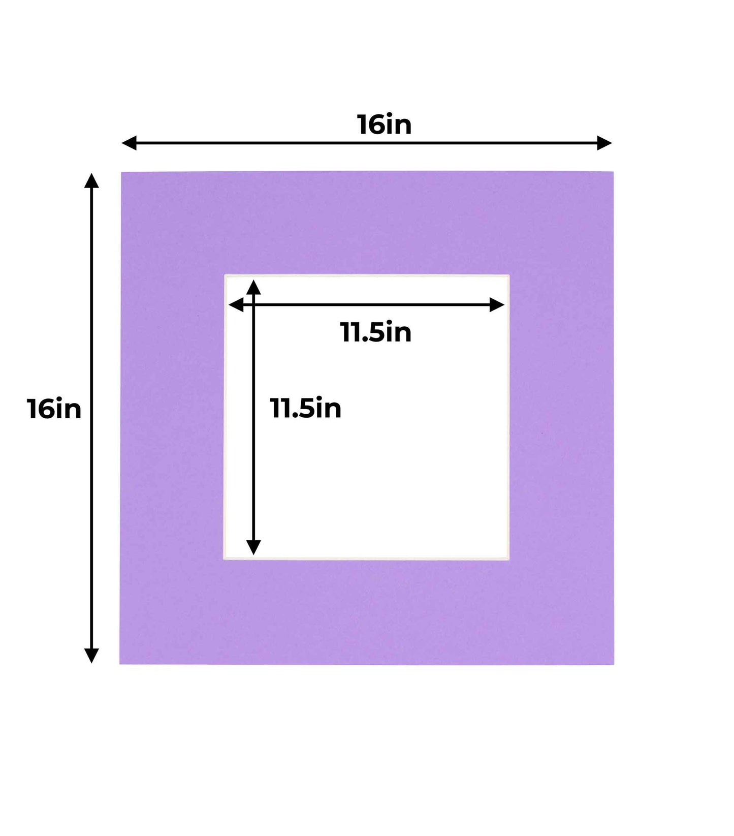 Light Purple Precut Acid-Free Matboard