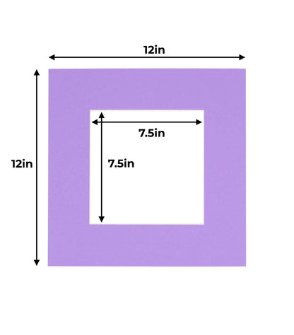 Light Purple Precut Acid-Free Matboard