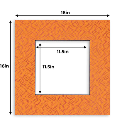 Pack of 10 Basketball Texture Precut Acid-Free Matboard Set with Clear Bags & Backings