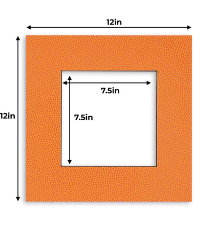 Pack of 25 Basketball Texture Precut Acid-Free Matboard Set with Clear Bags & Backings