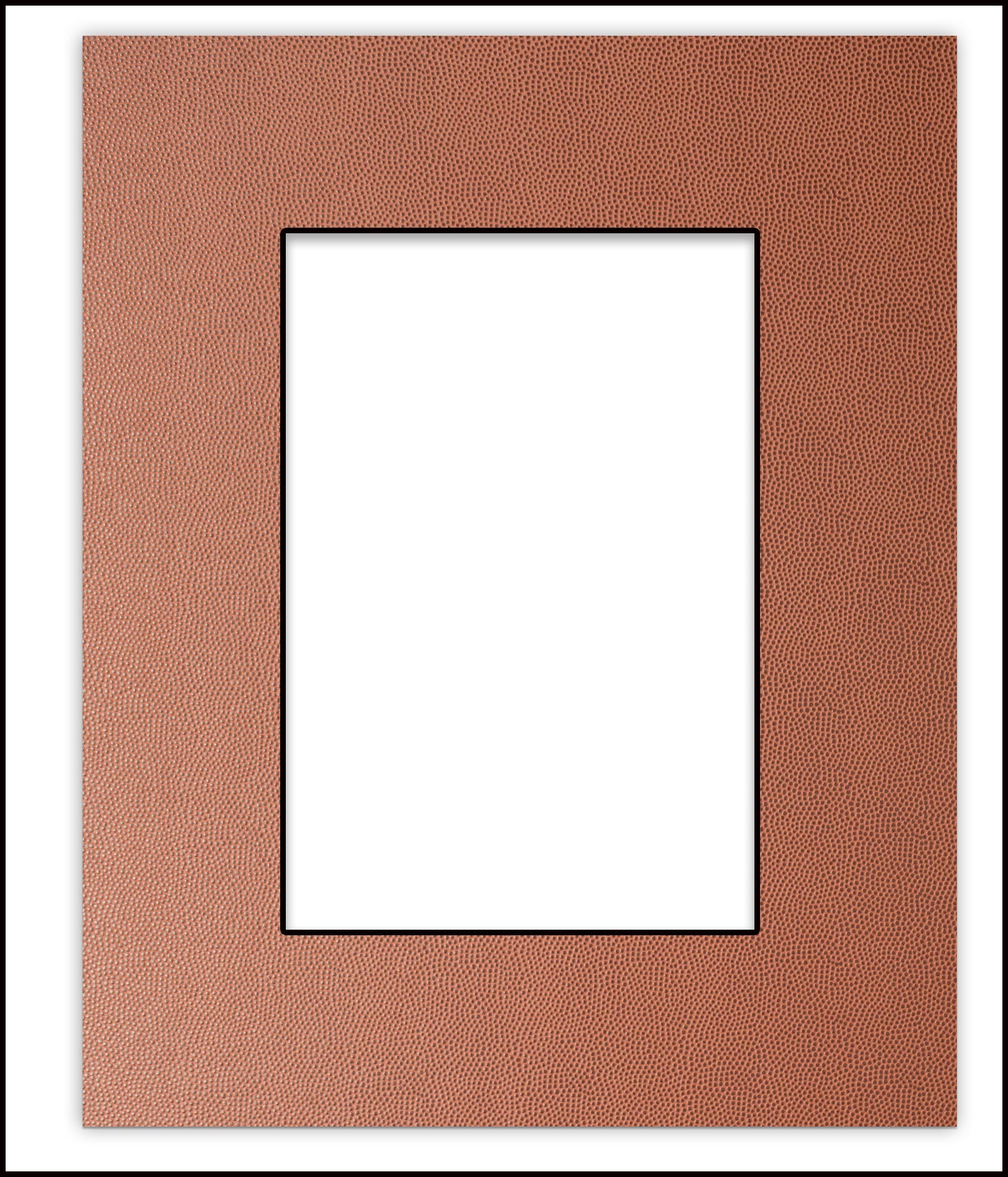 Football Texture Precut Acid-Free Matboard Set with Clear Bag & Backing