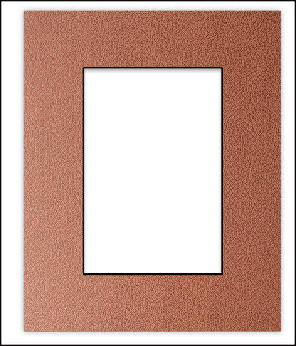 Football Texture Precut Acid-Free Matboard Set with Clear Bag & Backing