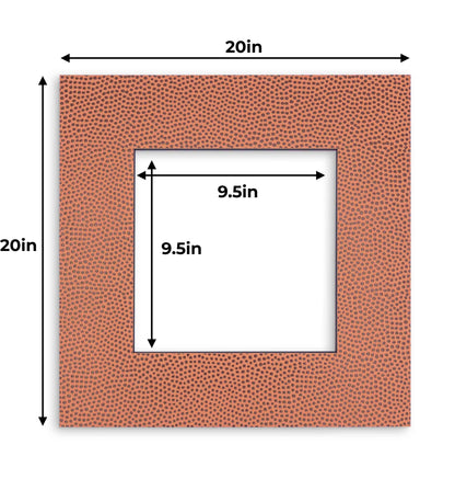 Football Texture Precut Acid-Free Matboard Set with Clear Bag & Backing