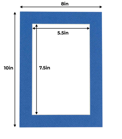 Royal Blue Precut Acid-Free Matboard