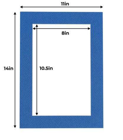 Royal Blue Precut Acid-Free Matboard