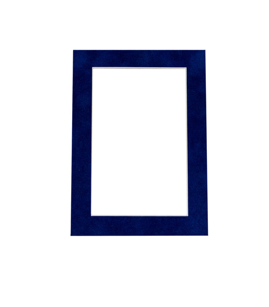 Brooke Blue Suede Precut Acid-Free Matboard