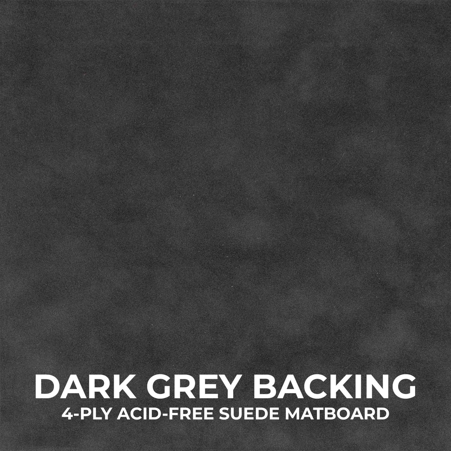 White Shadow Box Frame With Dark Grey Acid-Free Suede Backing