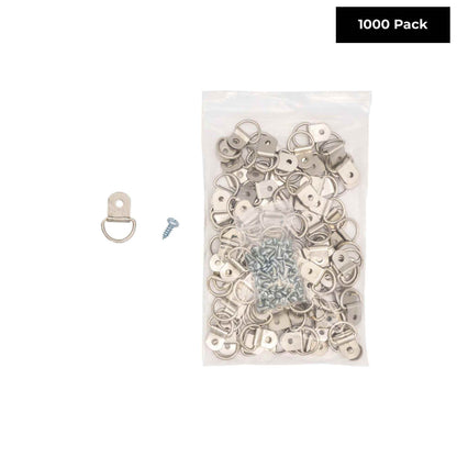 26mm x 35mm Zinc-Plated D Ring Picture Hanger