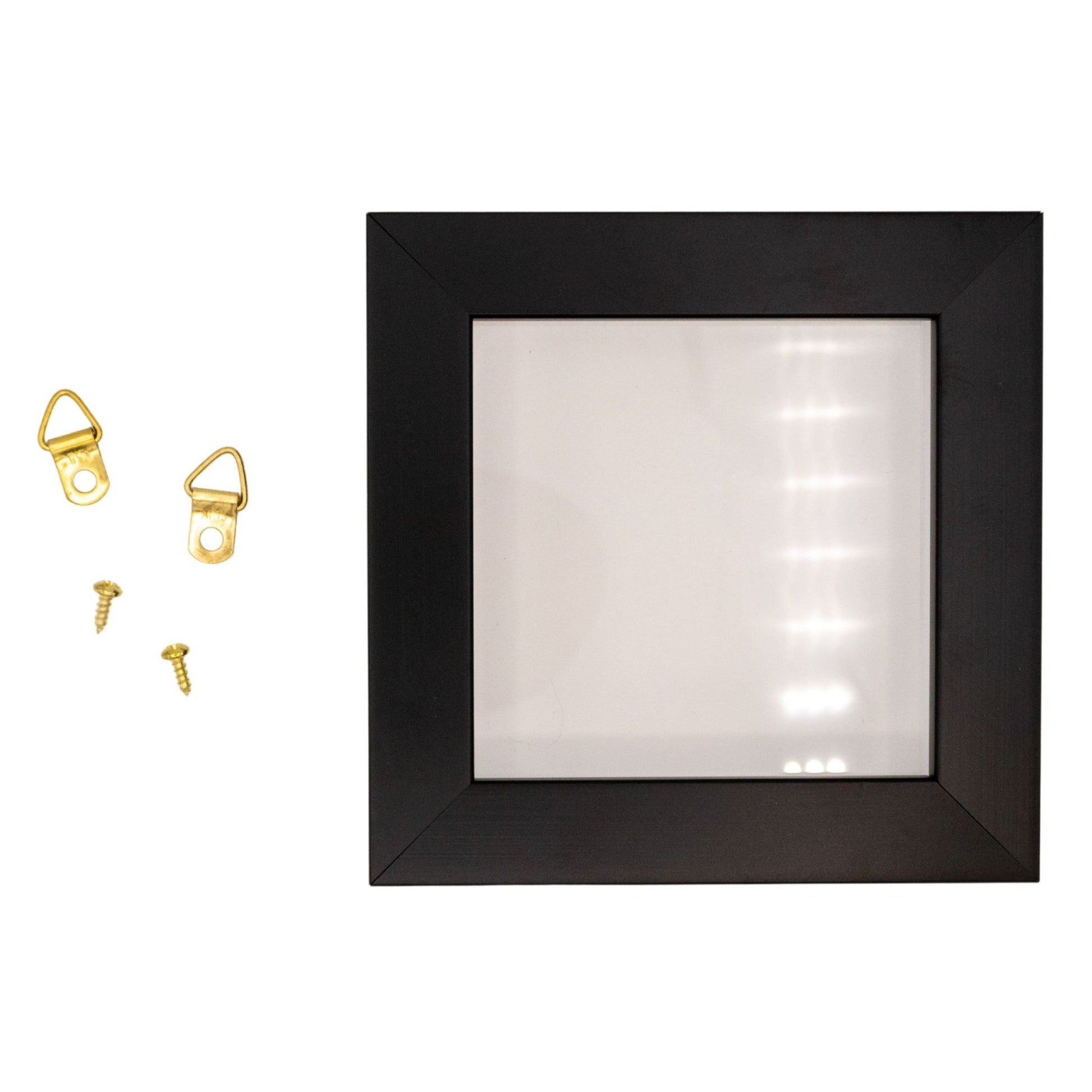 Small Triangle Brass-Plated Steel Picture Hangers