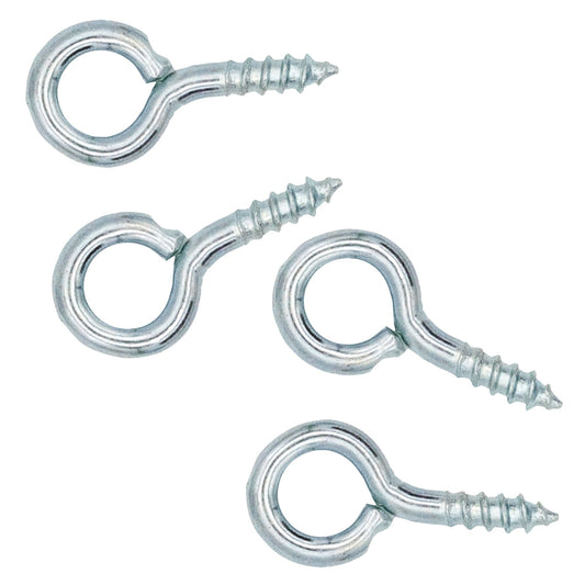 3/4" Zinc-Plated Screw Eyes