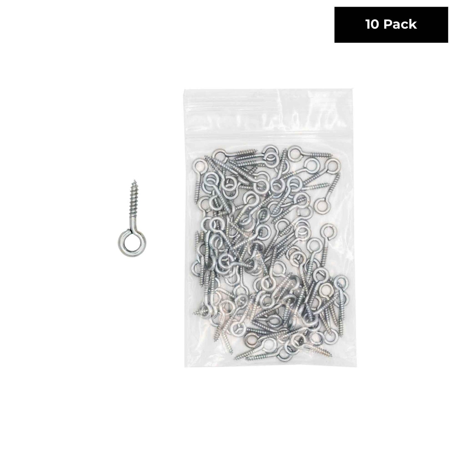 13/16" Zinc-Plated Screw Eyes