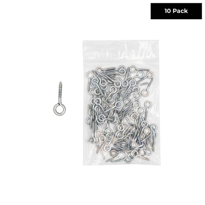 13/16" Zinc-Plated Screw Eyes
