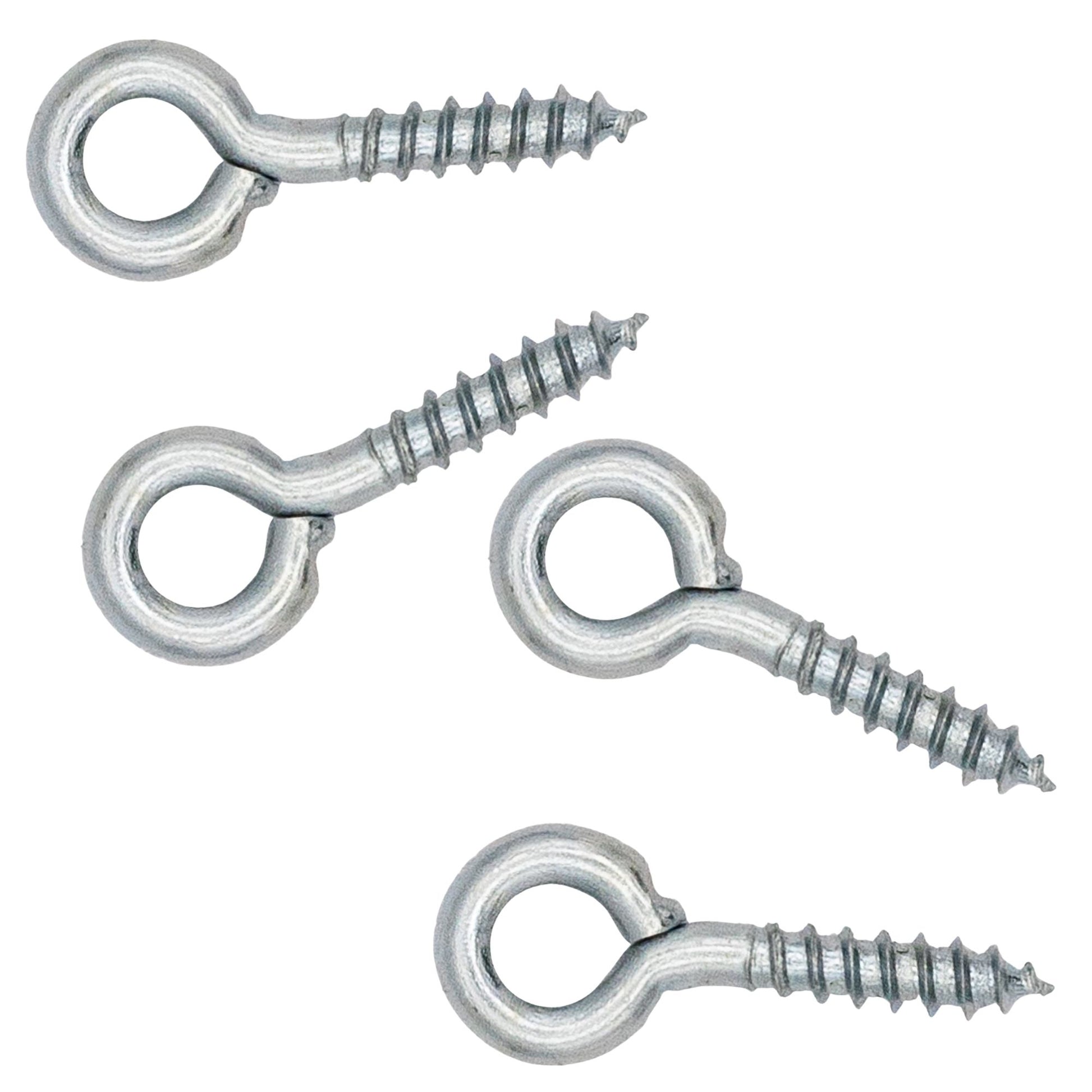 1-3/16" Zinc-Plated Screw Eyes