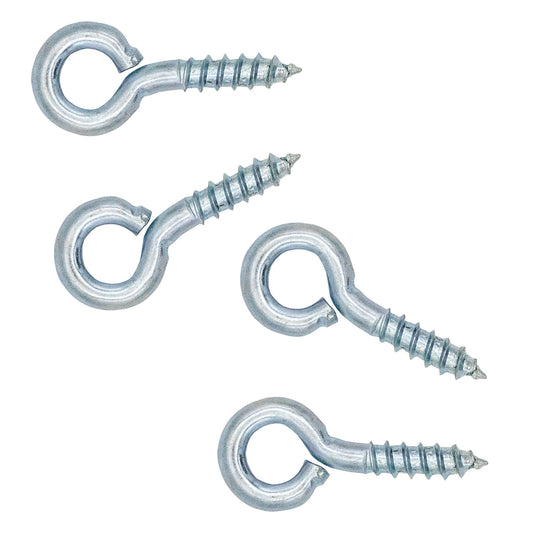 1-3/8" Zinc-Plated Screw Eyes