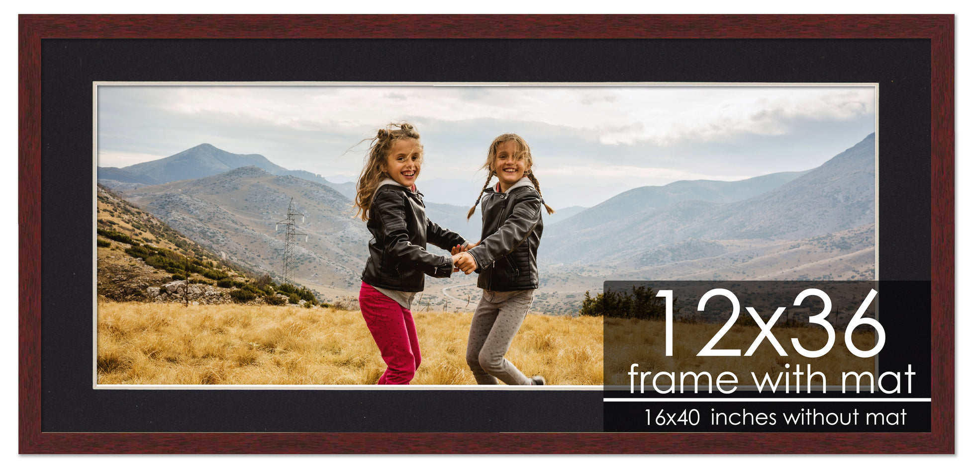 9-Pack, Black, 6x6 Photo Frame (4x4 Matted)