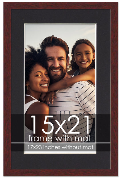 Brown Frame with Black Mat
