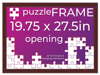 Brown Frame for Jigsaw Puzzles