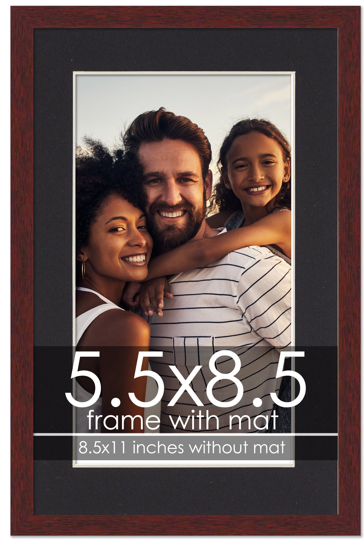 Brown Frame with Black Mat