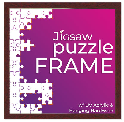Brown Frame for Jigsaw Puzzles