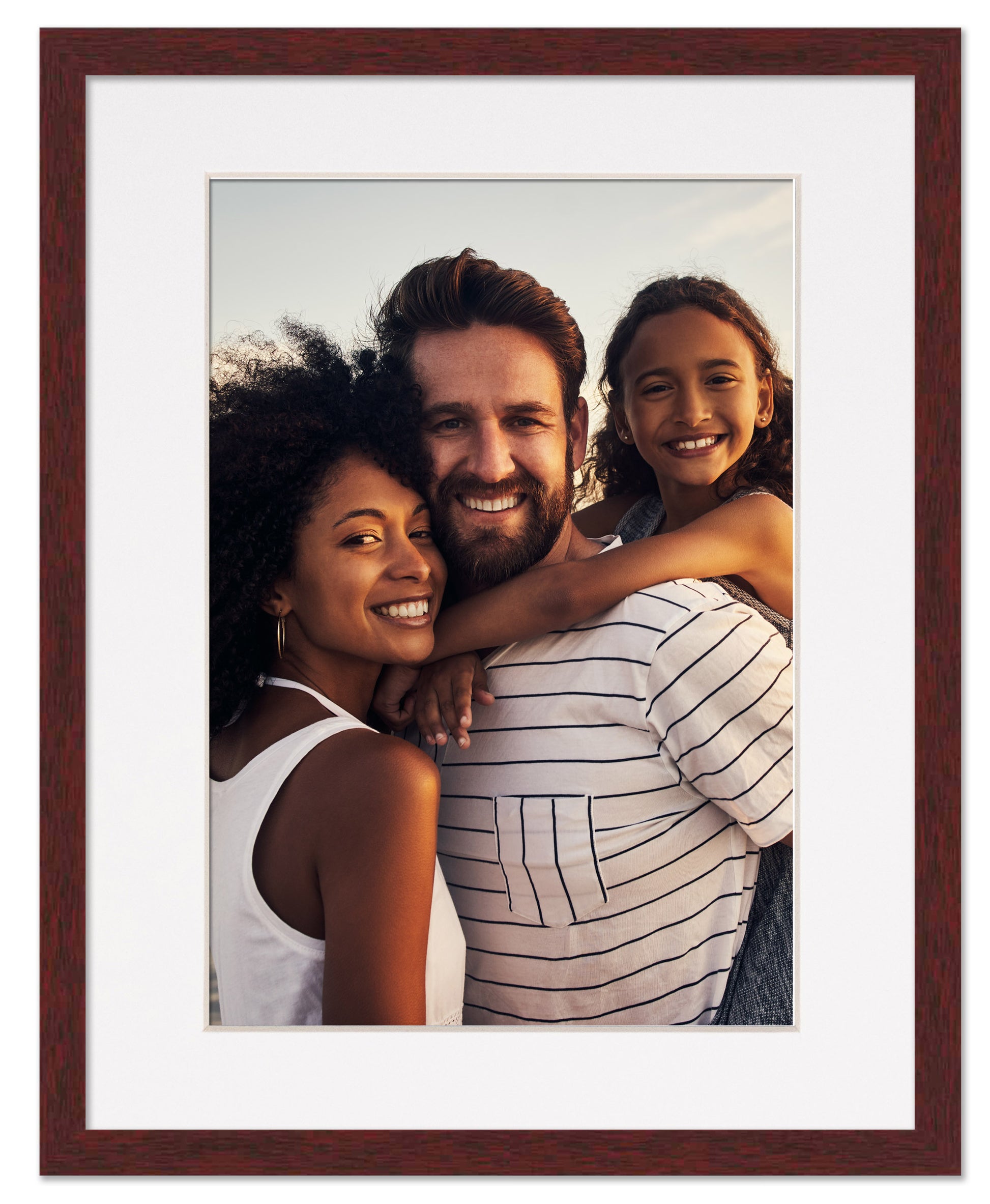 9-Pack, white, 8x8 Photo Frame (4x4 Matted)