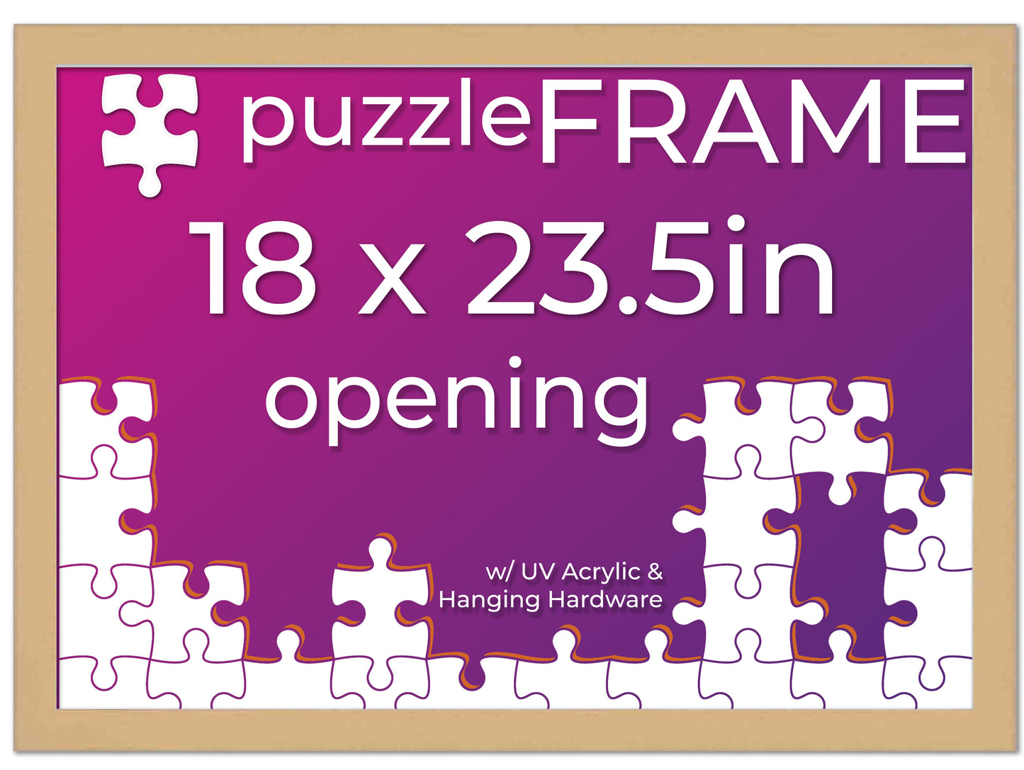 Natural Frame for Jigsaw Puzzles